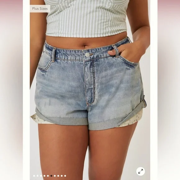 Anthropologie Pilcro the relaxed shortie shorts - Picture 3 of 14